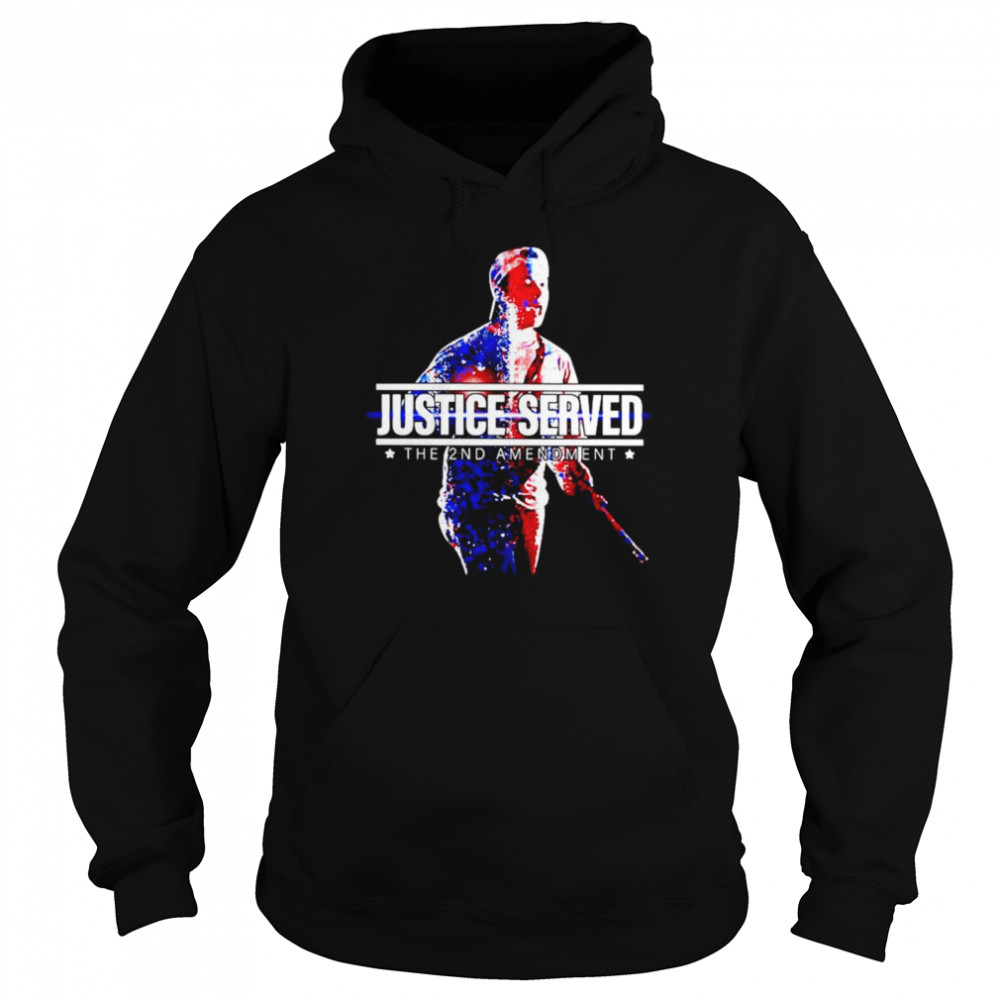 Free Kyle Justice Served The 2ND Amendment T-shirt Unisex Hoodie