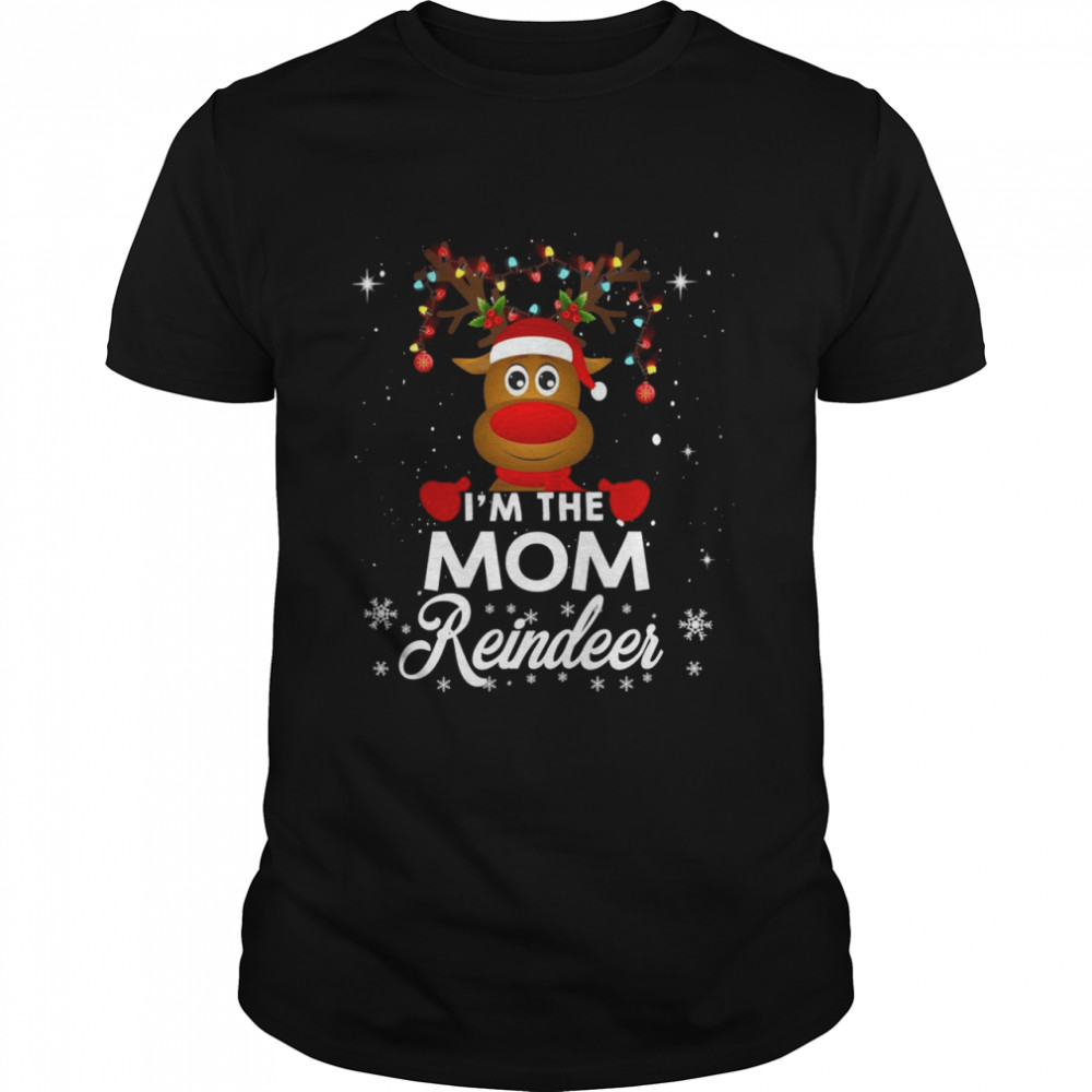 I’m The Mom Reindeer Christmas Pajamas Family Xmas Classic Men's T-shirt