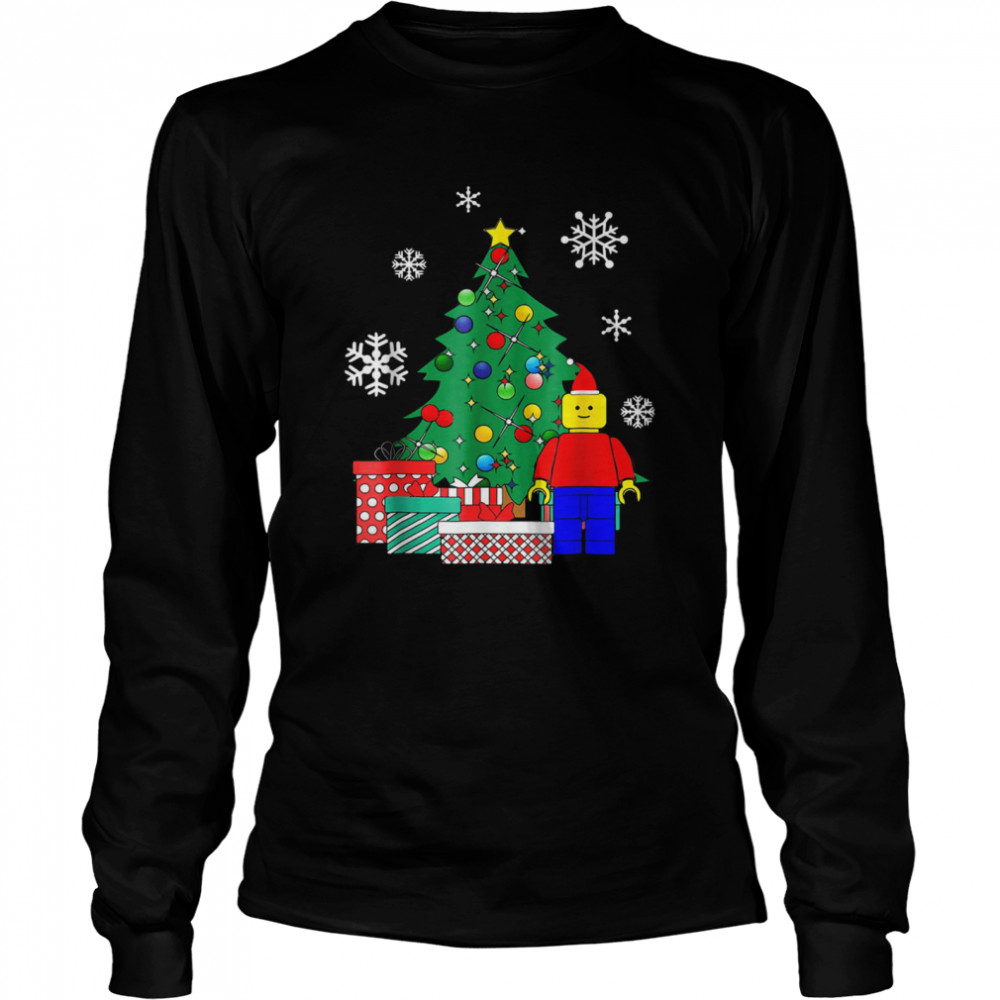 Lego Man Around The Christmas 2021 T- Long Sleeved T-shirt