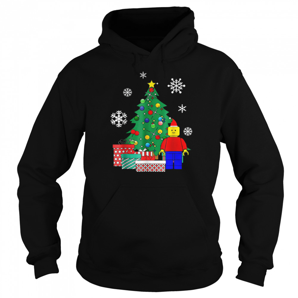 Lego Man Around The Christmas 2021 T- Unisex Hoodie