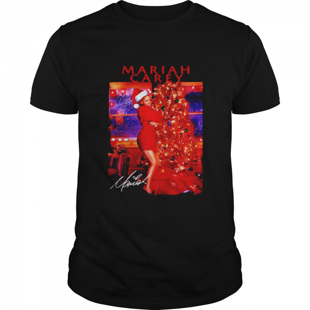 Love You Love My Dog Christmas Mariah Carey T-shirt Classic Men's T-shirt