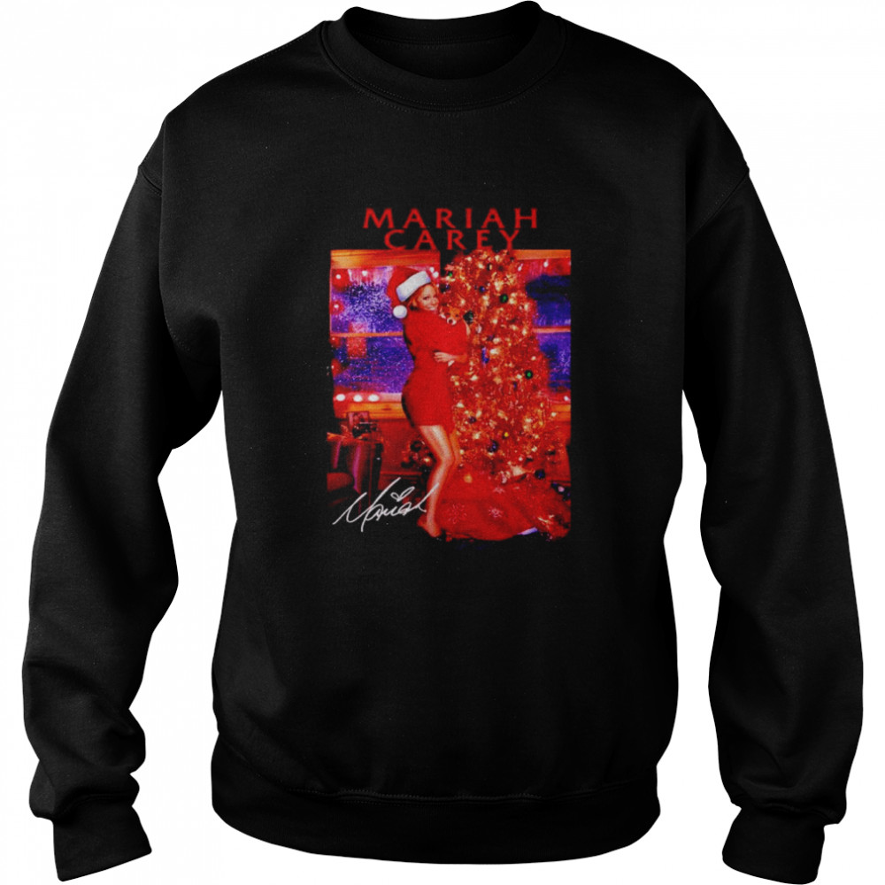 Love You Love My Dog Christmas Mariah Carey T-shirt Unisex Sweatshirt