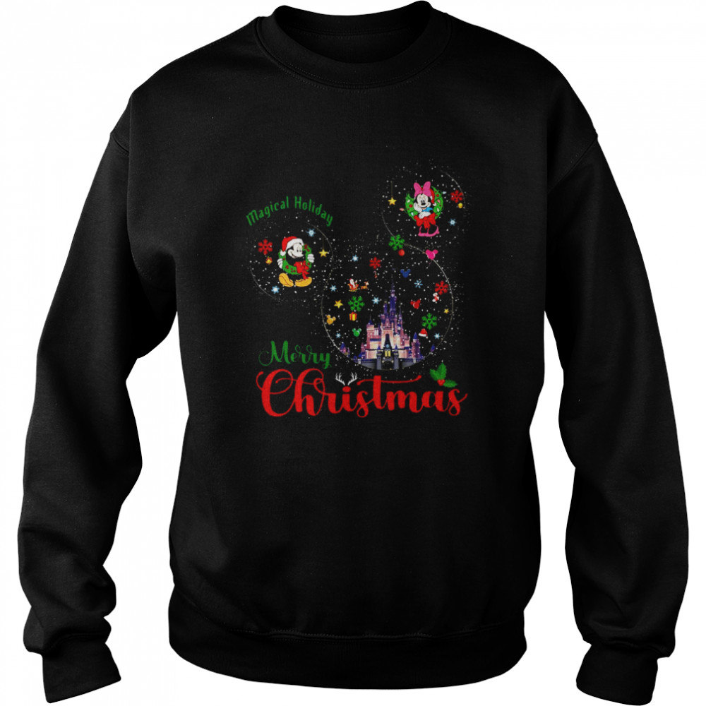 Magical holiday merry christmas disney shirt Unisex Sweatshirt