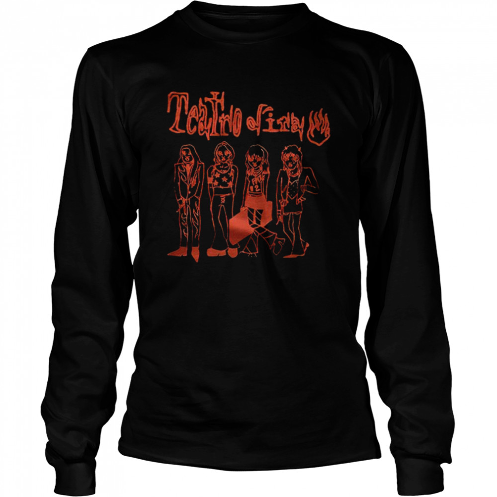 Maneskin Teatro D’ira art shirt Long Sleeved T-shirt