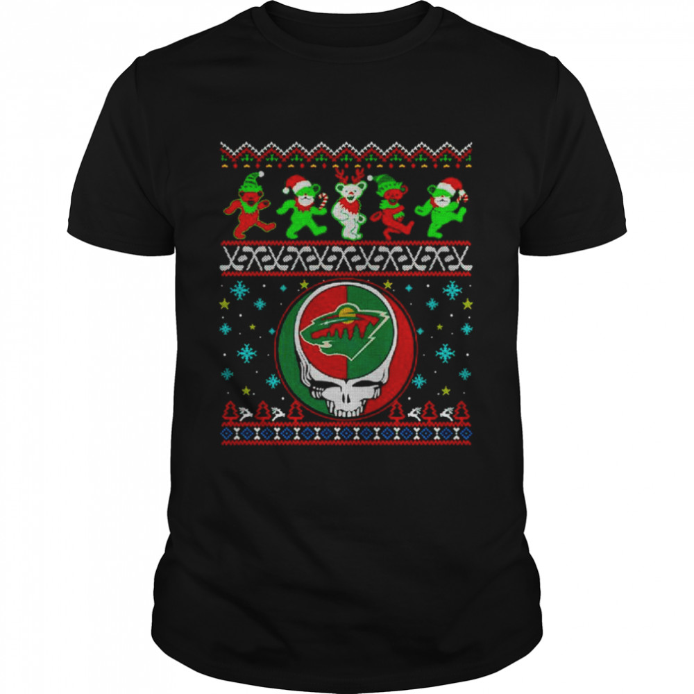 Minnesota Wild Grateful Dead Christmas shirt Classic Men's T-shirt