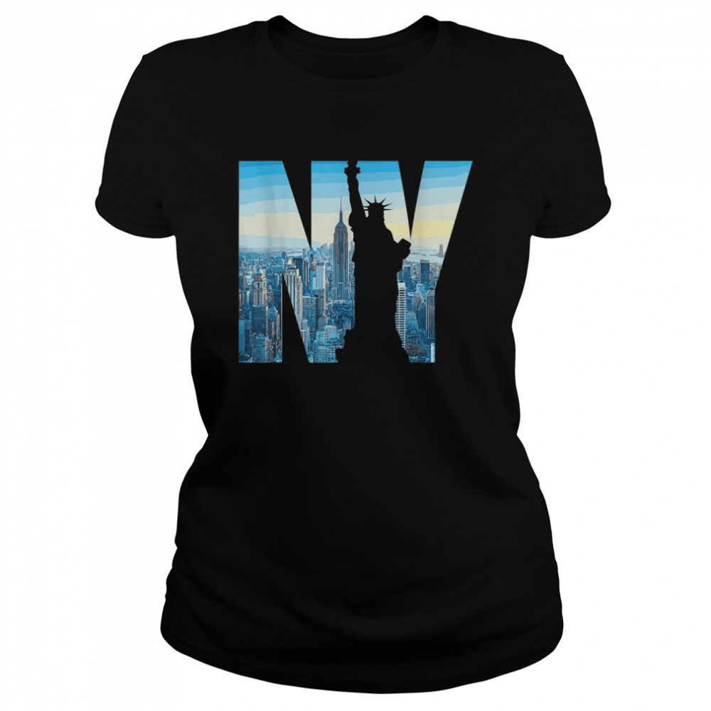 News York City design NYC Statue Of Libertys Urban  Classic Women's T-shirt