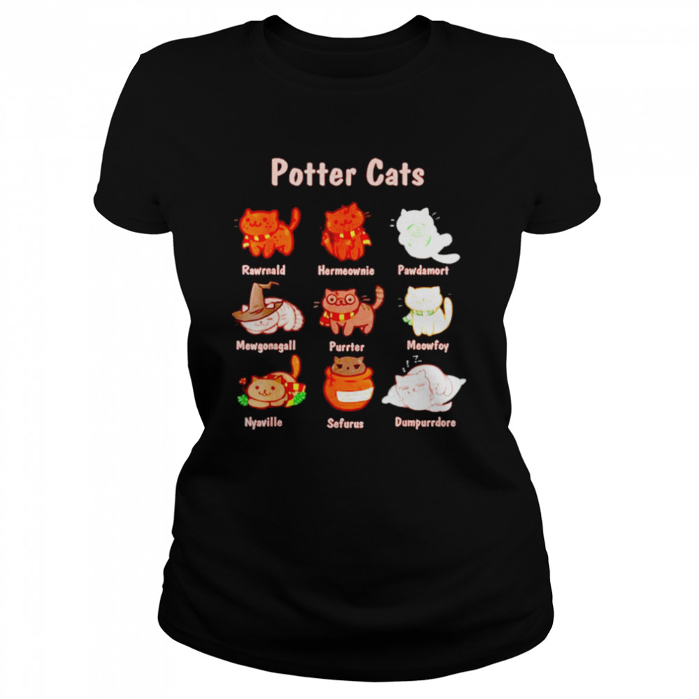 potter cats tshirt