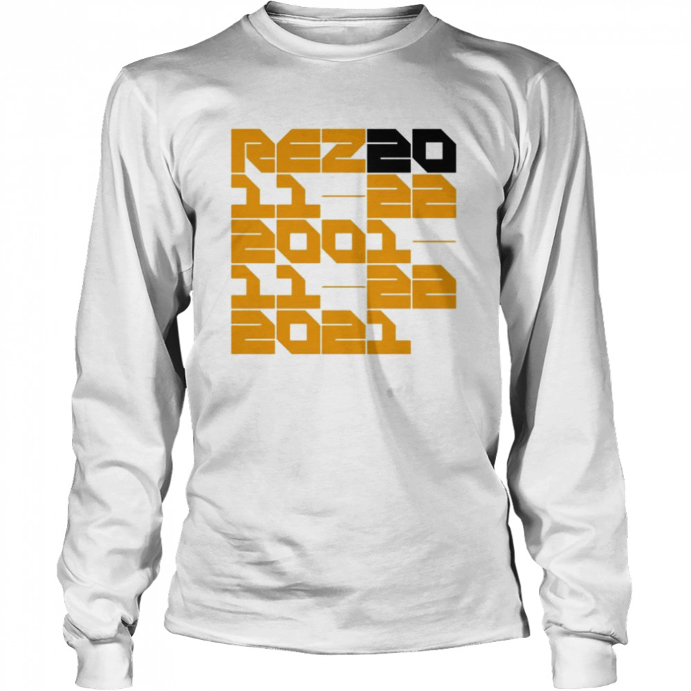 Rez20 Anniversary 2001 2021 shirt Long Sleeved T-shirt