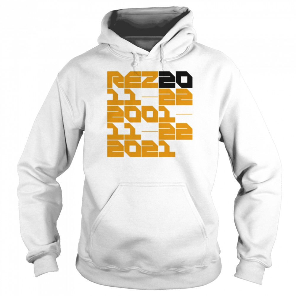 Rez20 Anniversary 2001 2021 shirt Unisex Hoodie