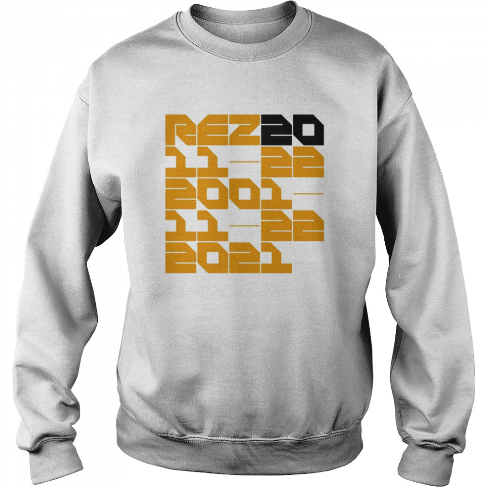 Rez20 Anniversary 2001 2021 shirt Unisex Sweatshirt