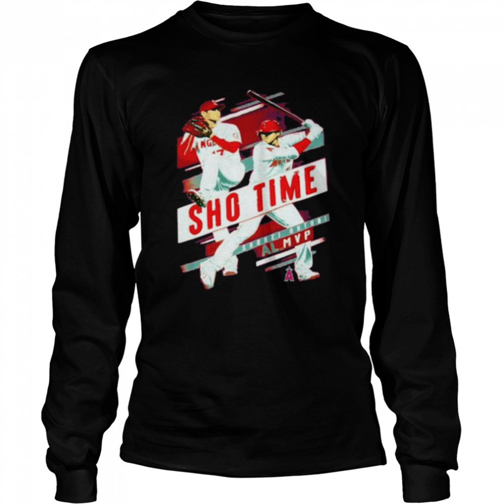 Shohei Ohtani 2021 AL American League MVP sho time T Long Sleeved T-shirt