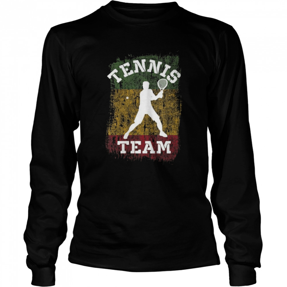 Tennis Guinea Flag Team Tennis Player Tennis Long Sleeved T-shirt