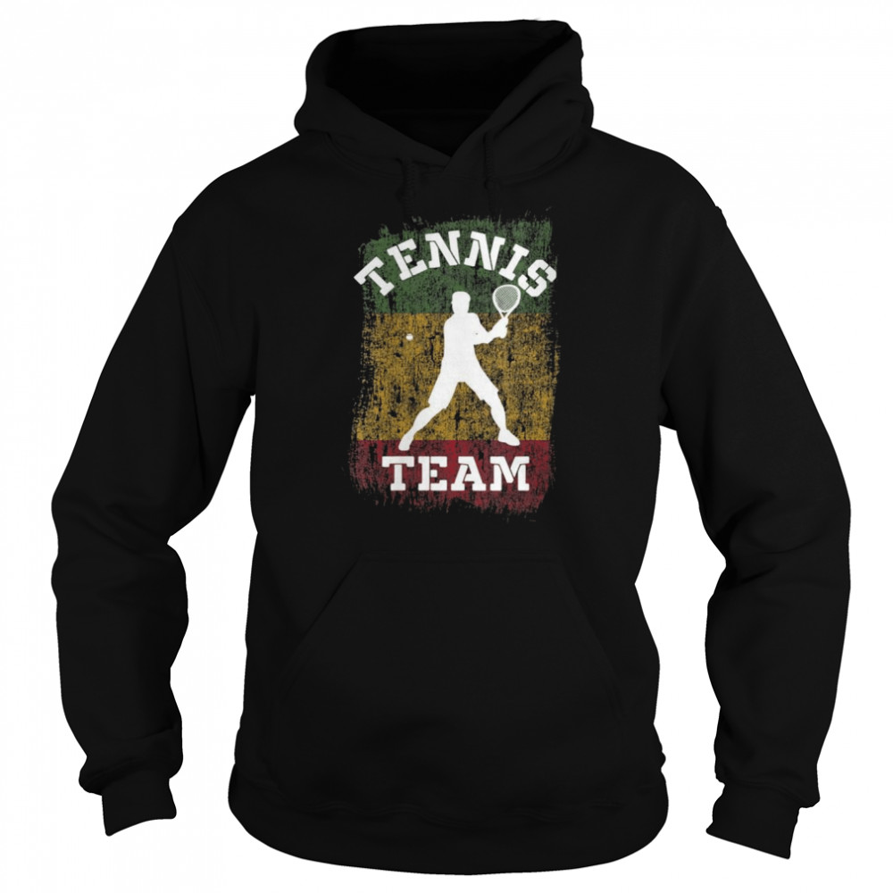 Tennis Guinea Flag Team Tennis Player Tennis Unisex Hoodie