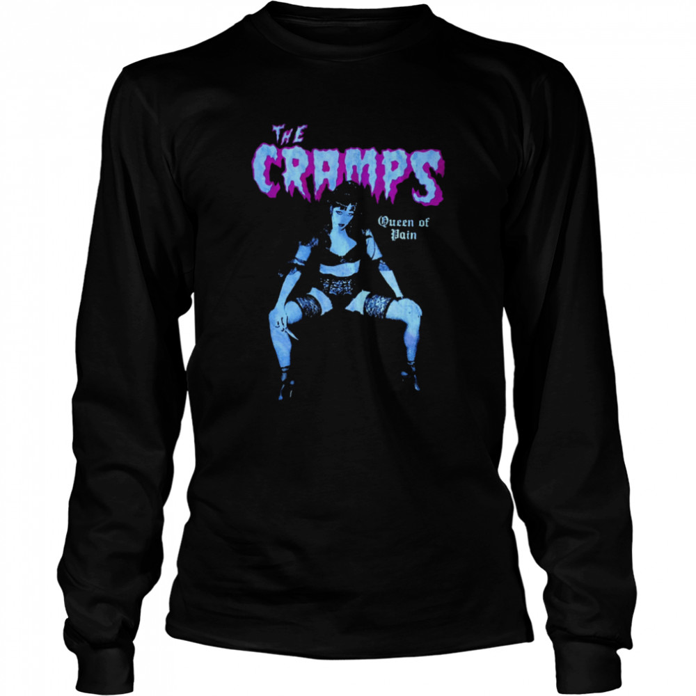 The Cramps Queen Of Pain Long Sleeved T-shirt