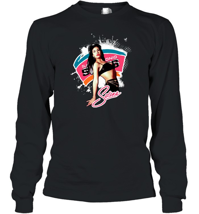 Selena Quintanilla Spurs Long Sleeved T-shirt