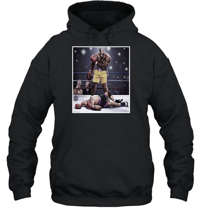 Shaquille O'Neal knocked out Charles Barkley Unisex Hoodie