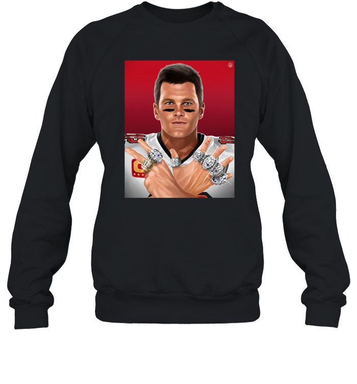 Tom Brady 7 Rings Unisex Sweatshirt