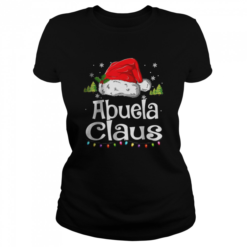 Abuela Claus Christmas Pajama Family Matching Xmas T- Classic Women's T-shirt