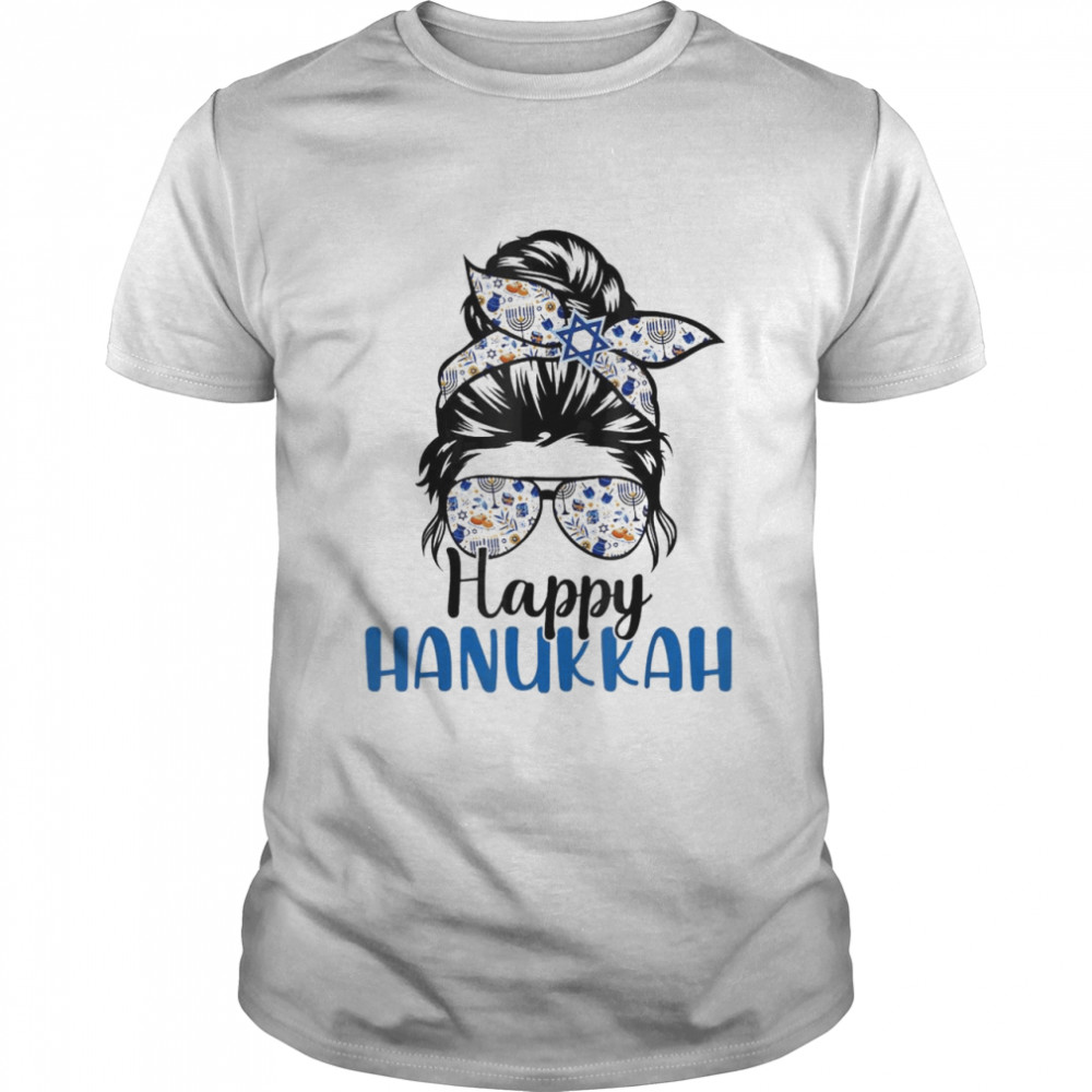 Happy Hanukkah Jewish Messy Christmas Pajama T- Classic Men's T-shirt