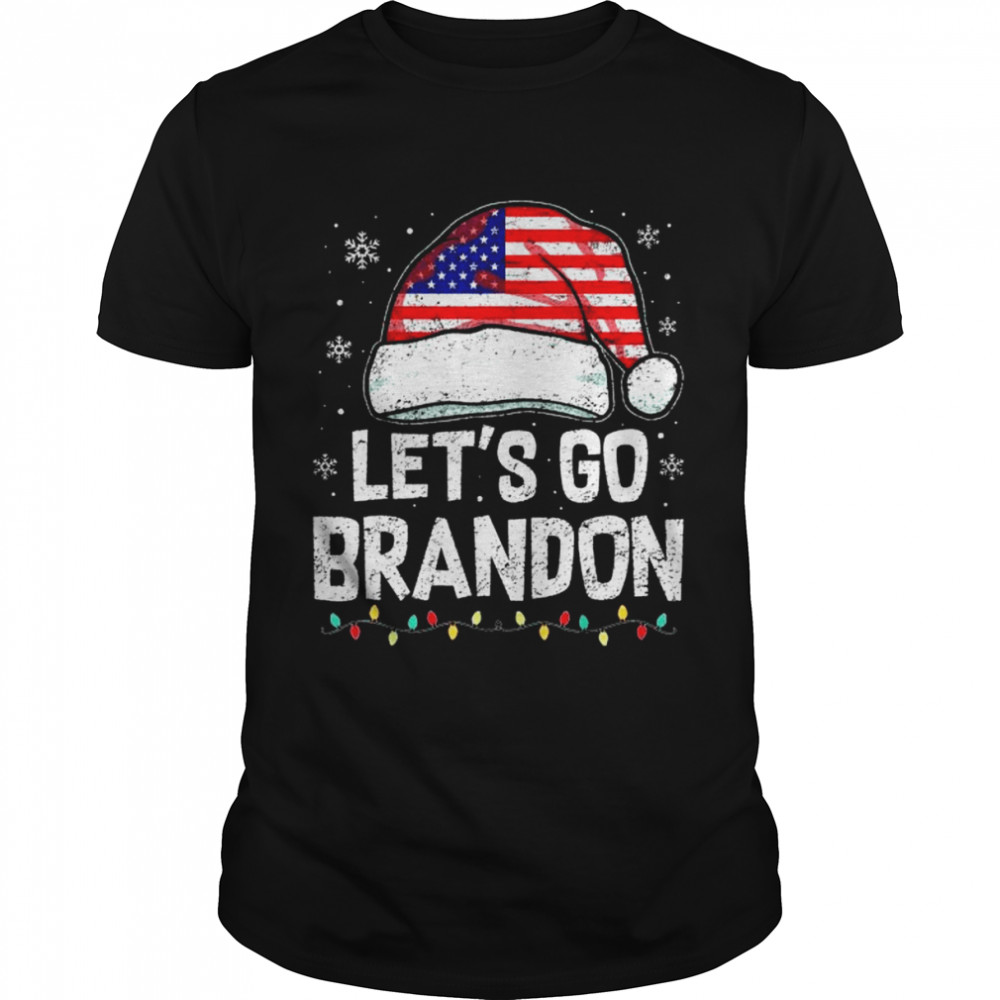 Let’s Go Branson Brandon Conservative Anti Liberal Santa Hat Christmas shirt
