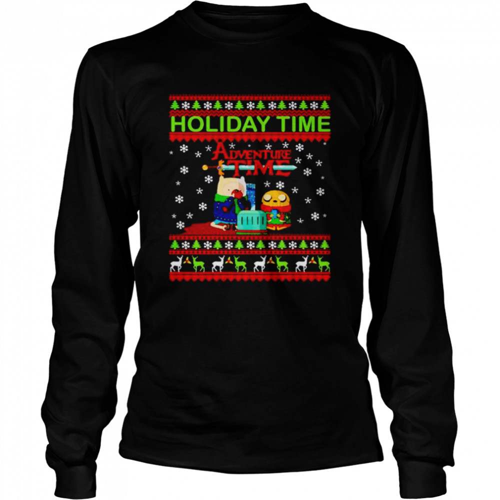 Best holiday Time Adventure Time Christmas ugly 2021 shirt Long Sleeved T-shirt