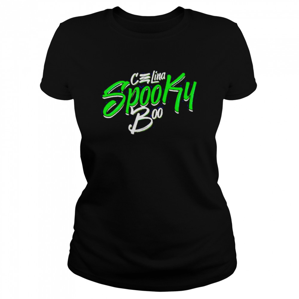 celina Spooky Boo graffiti shirt Classic Women's T-shirt