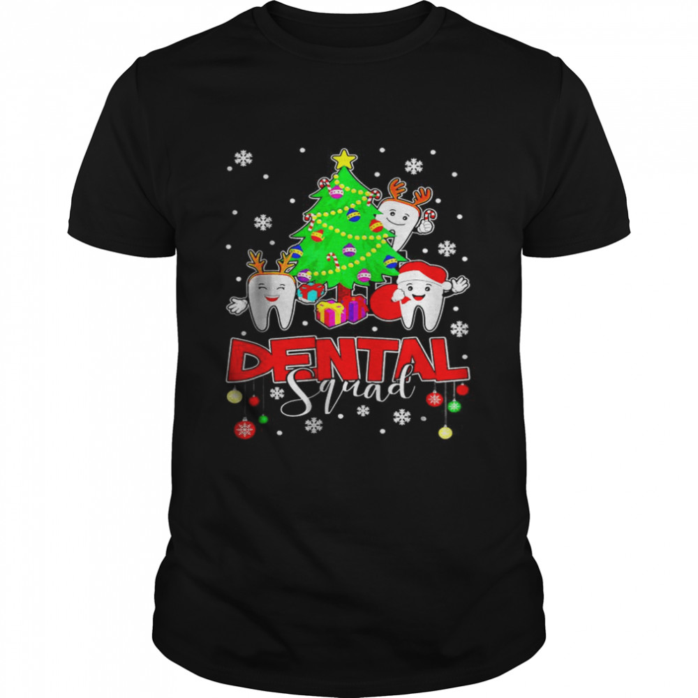 Christmas Dental Squad May All Your Teeth Be White T- Classic Men's T-shirt