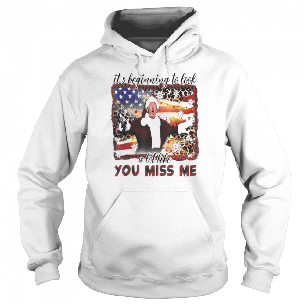 Donald Trump It’s Beginning To Look A Lot Like You Miss Me T- Unisex Hoodie