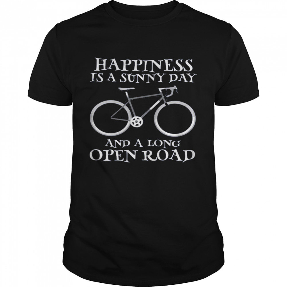 Happiness is a sunny day and a long open road shirt Classic Men's T-shirt