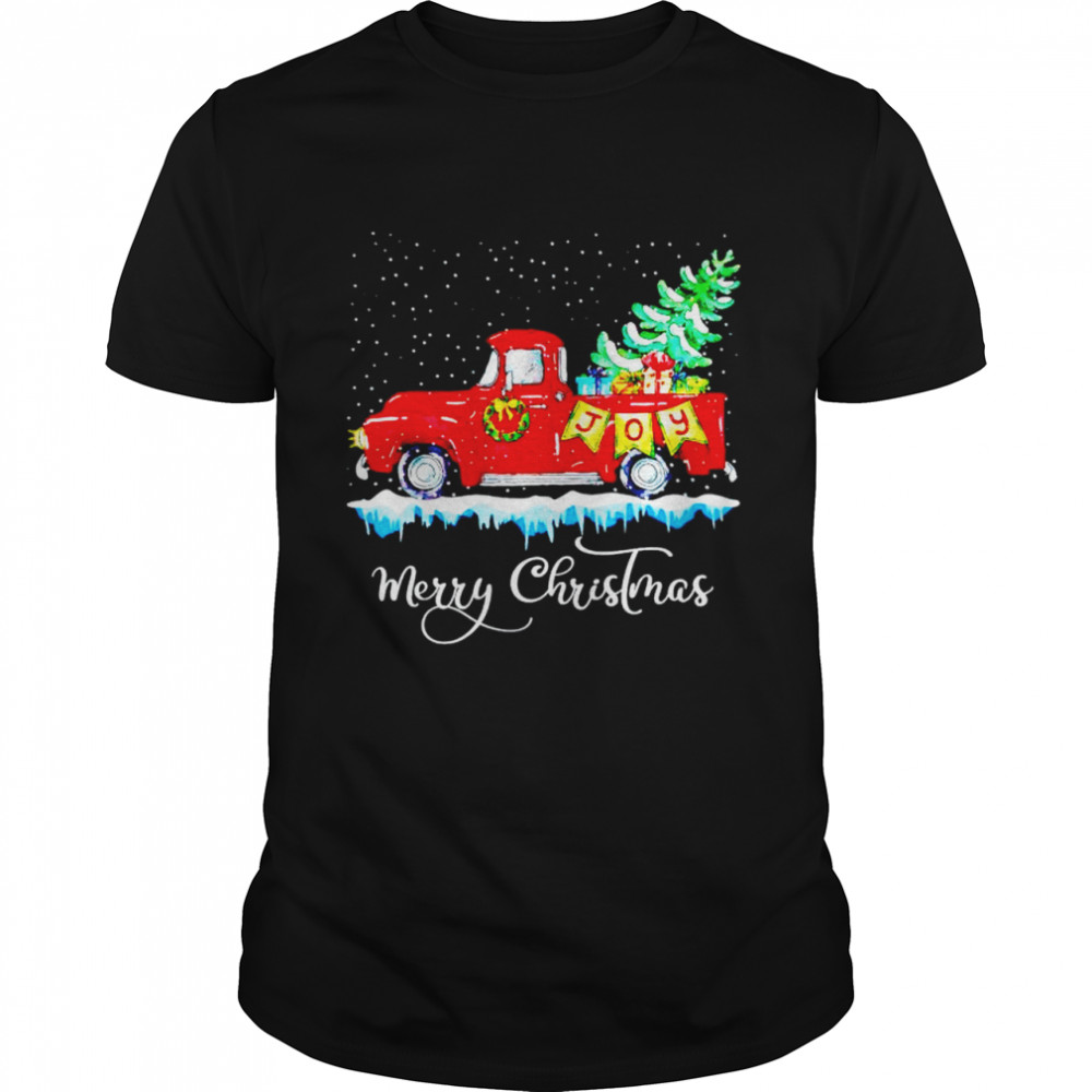 Merry Christmas Red Truck Old Fashioned Christmas shirt Classic Men's T-shirt