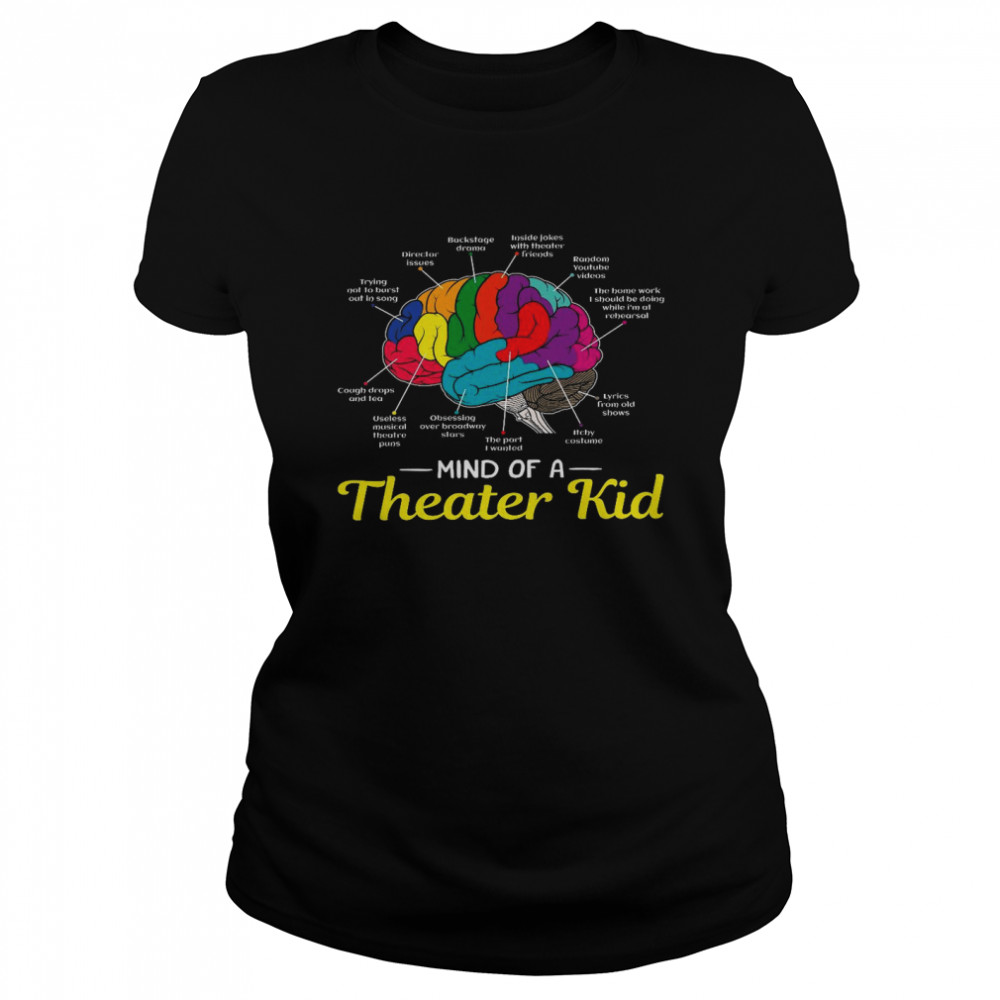 Backstage drama inside jokes with theater friends random youtube videos mind of a theater kid shirt Classic Women's T-shirt