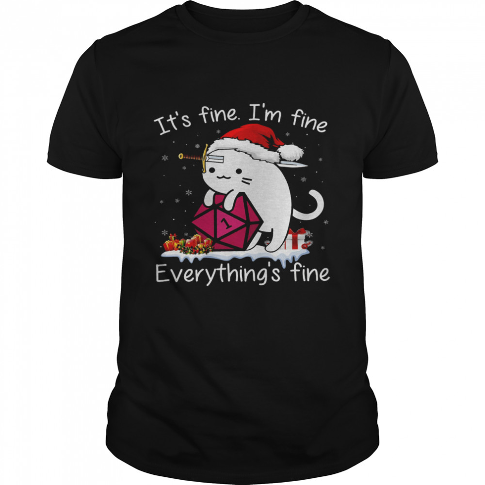 Boo It’s Fine I’m Fine Everything’s Fine Classic Men's T-shirt