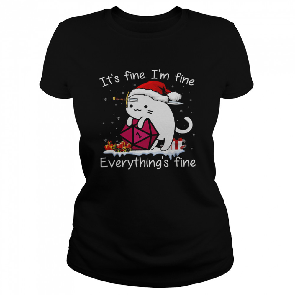 Boo It’s Fine I’m Fine Everything’s Fine Classic Women's T-shirt