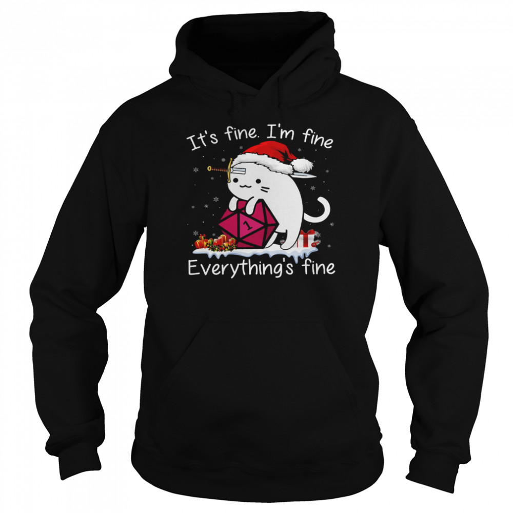 Boo It’s Fine I’m Fine Everything’s Fine Unisex Hoodie