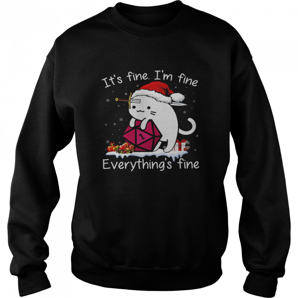 Boo It’s Fine I’m Fine Everything’s Fine Unisex Sweatshirt