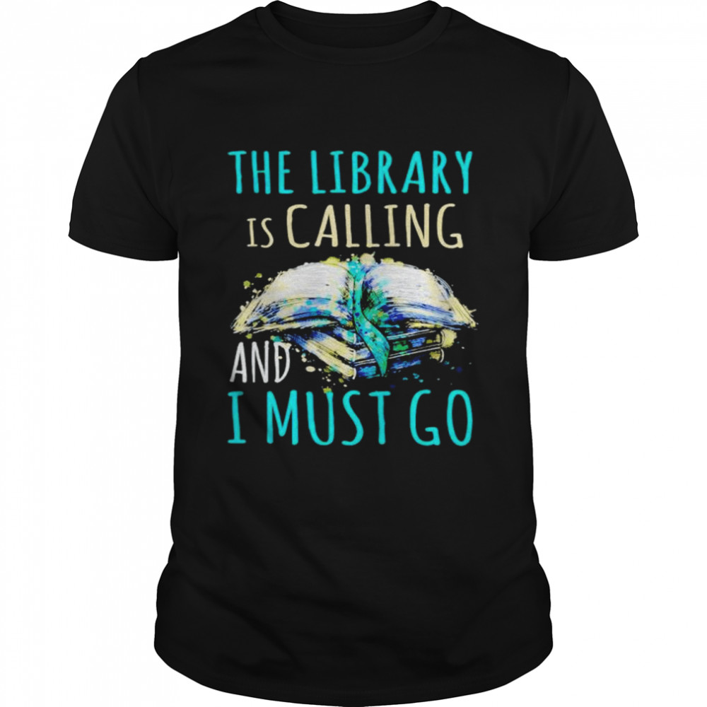 book the library is calling and I must go shirt Classic Men's T-shirt