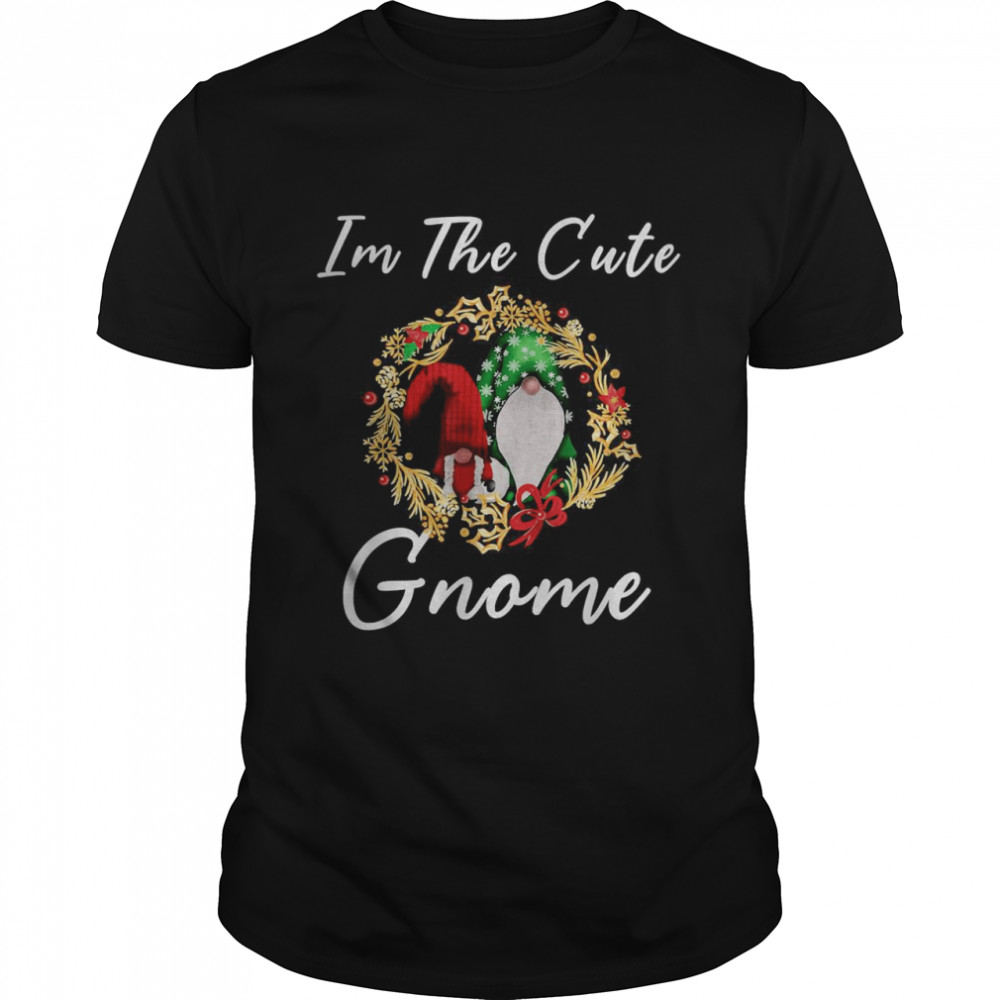 Christmas Im The Cute Gnome T- Classic Men's T-shirt