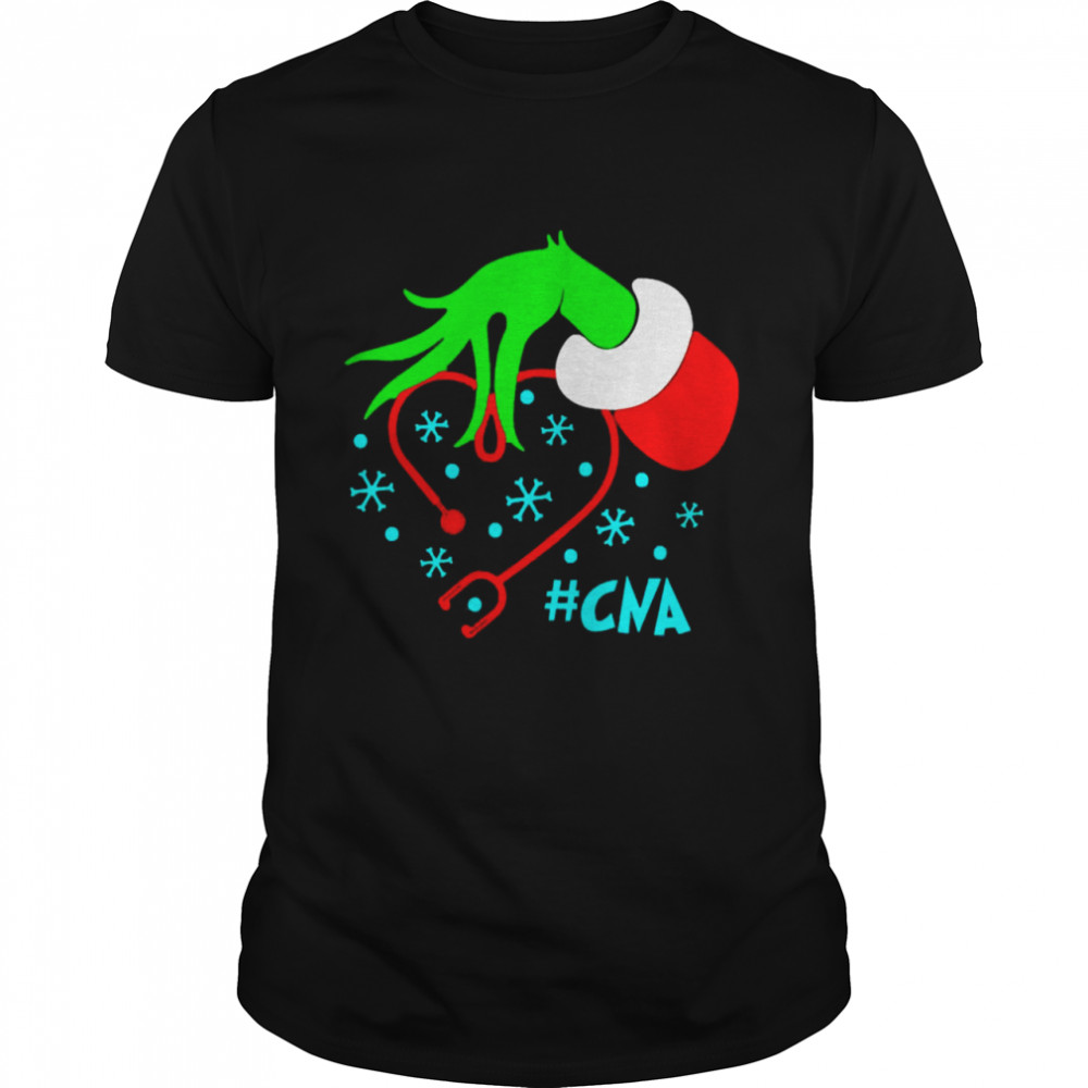 Grinch’s CNA Nurse Stethoscope Christmas Sweater  Classic Men's T-shirt