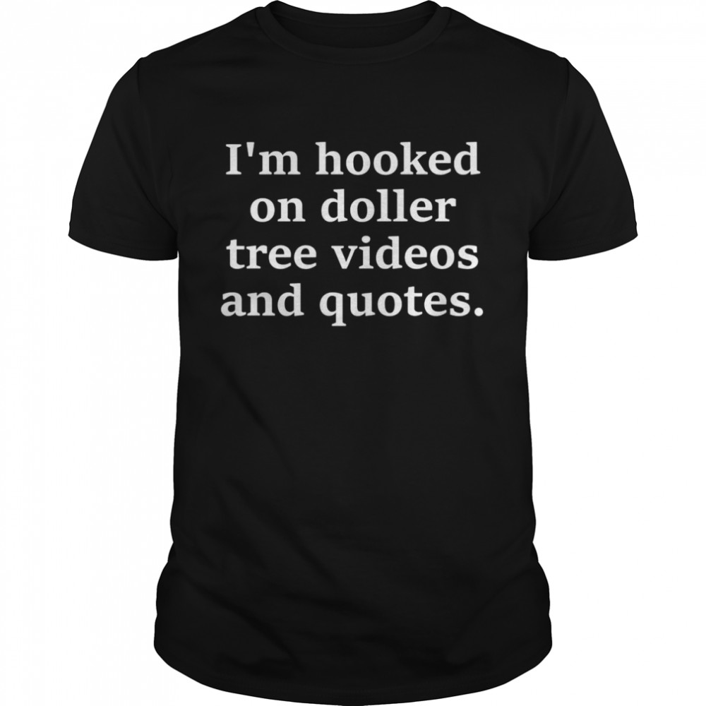 I’m hooked Quotes Black Lettering Classic Men's T-shirt