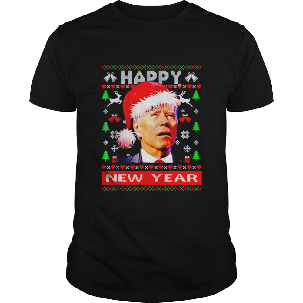 Joe Biden happy new year Christmas shirt Classic Men's T-shirt