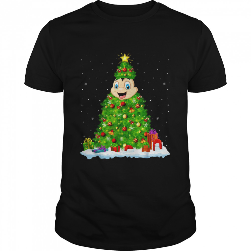 Ladybug Xmas Lighting Tree Ladybug Christmas Classic Men's T-shirt