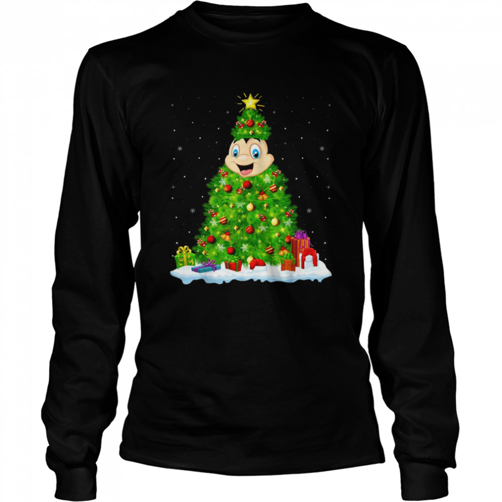 Ladybug Xmas Lighting Tree Ladybug Christmas Long Sleeved T-shirt