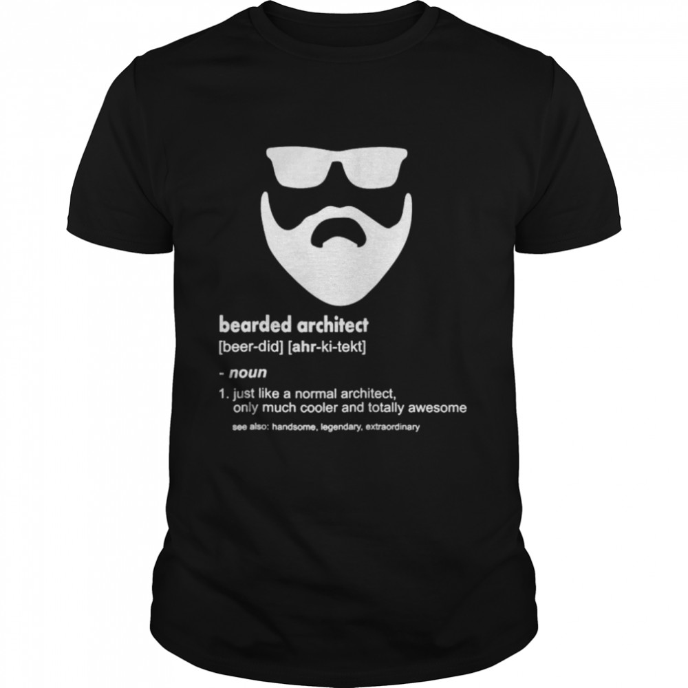 Mens Bearded Architect shirt Classic Men's T-shirt