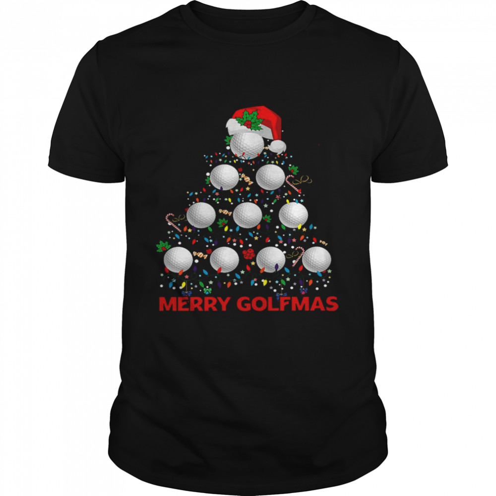 Merry Golfmas Merry Christmas Classic Men's T-shirt