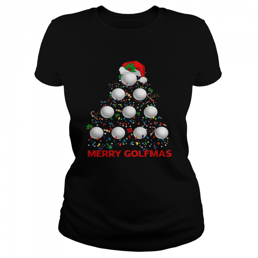 Merry Golfmas Merry Christmas Classic Women's T-shirt