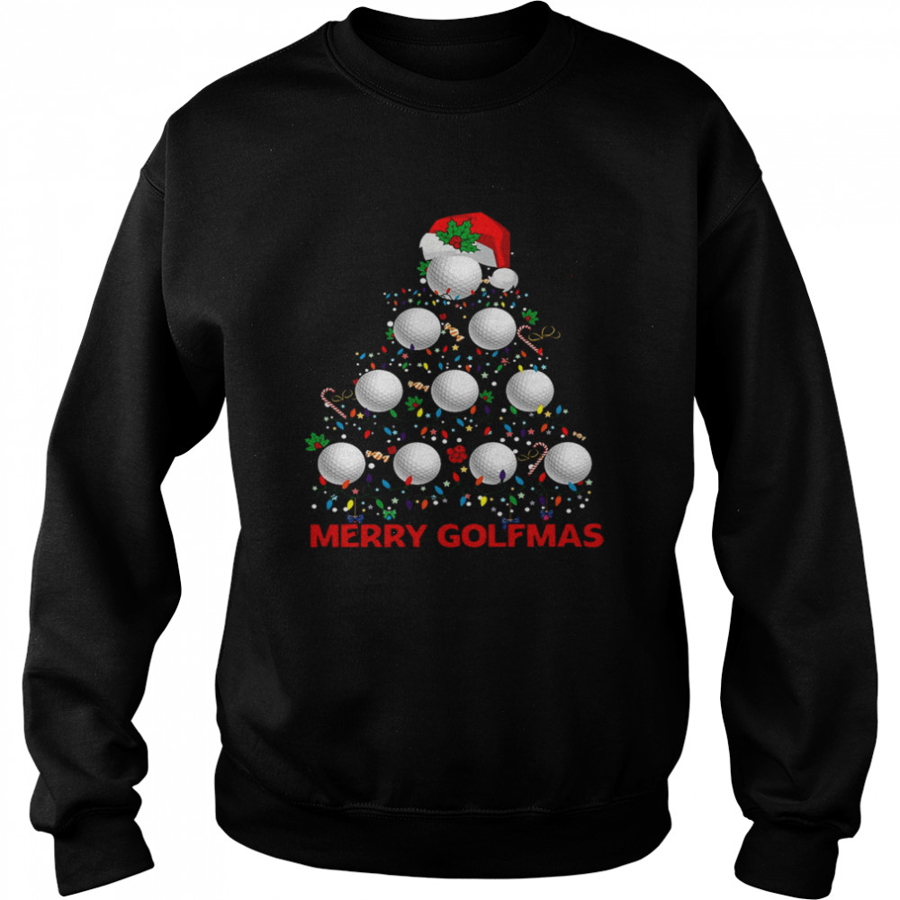 Merry Golfmas Merry Christmas Unisex Sweatshirt