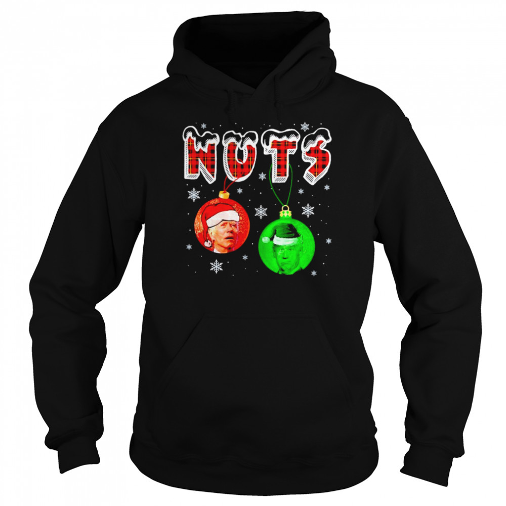 Nuts Christmas Joe Biden shirt Unisex Hoodie