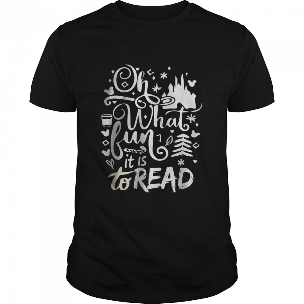 Oh What Fun It Is To Read Librarian Christmas Book Lover Classic Men's T-shirt