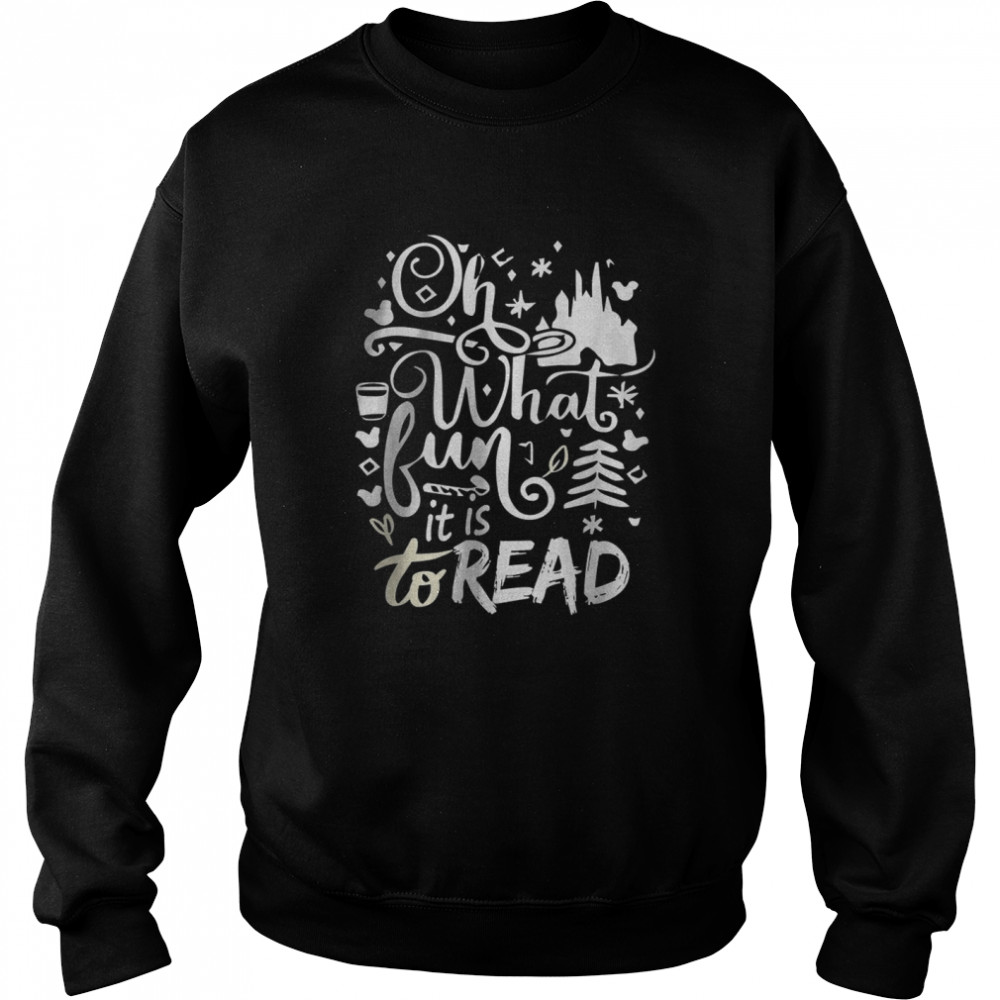 Oh What Fun It Is To Read Librarian Christmas Book Lover Unisex Sweatshirt