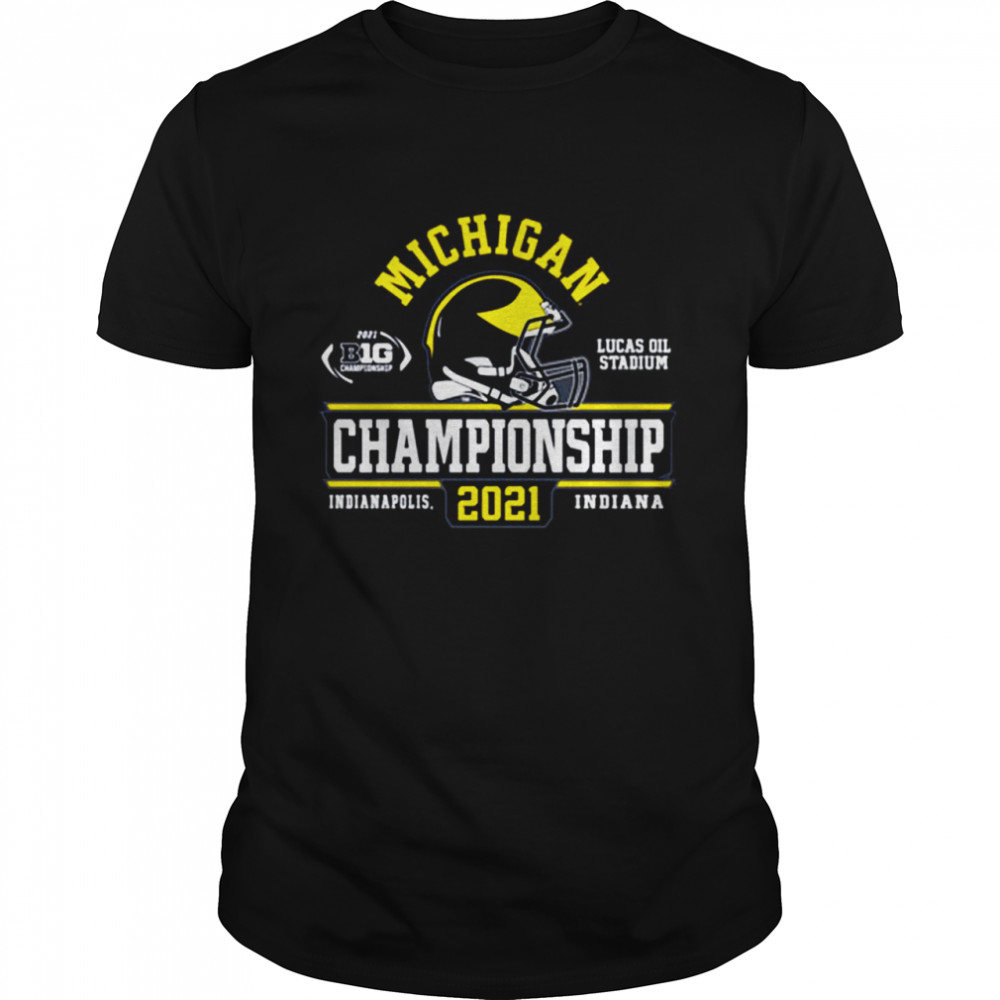 University of Michigan Indiana Football Big Ten East Division Champs 2021 shirt